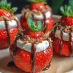 Cheesecake Stuffed Strawberries