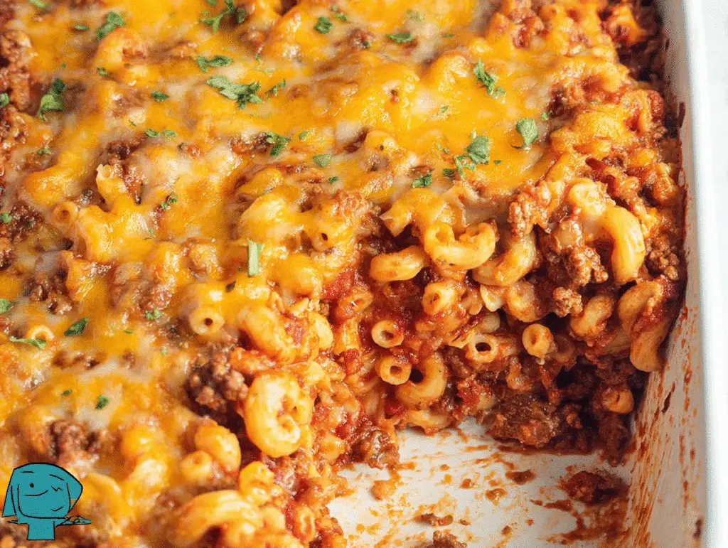 Cheesy Beef & Macaroni Casserole