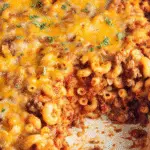 Cheesy Beef & Macaroni Casserole