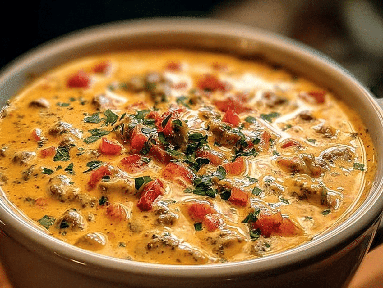 Cheesy Rotel Ranch Queso