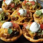 Cheesy Taco Cups Snack Bake