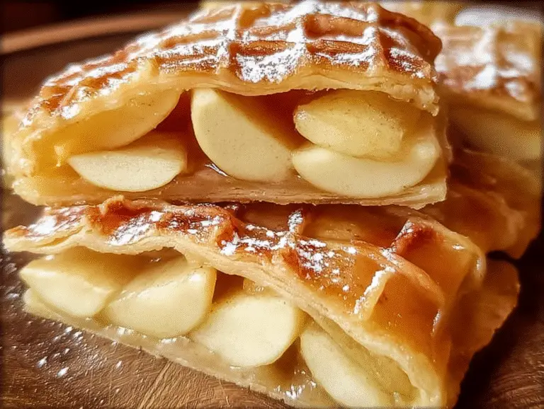 Chicago-style apple slices