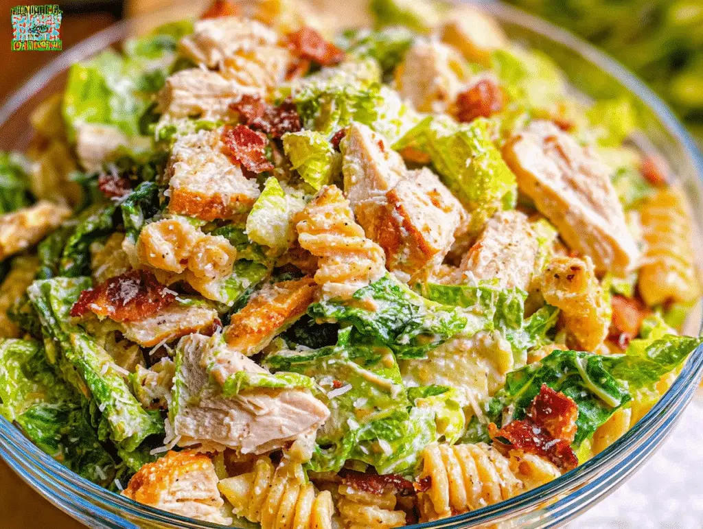 Chicken Caesar Pasta Salad