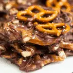Chocolate Caramel Pretzel Bark