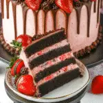 Chocolate Covered Strawberry Cake