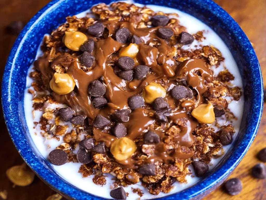 Chocolate Peanut Butter Oatmeal