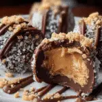 Chocolate Peanut Butter Snowballs