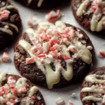 Chocolate Peppermint Bark Cookies