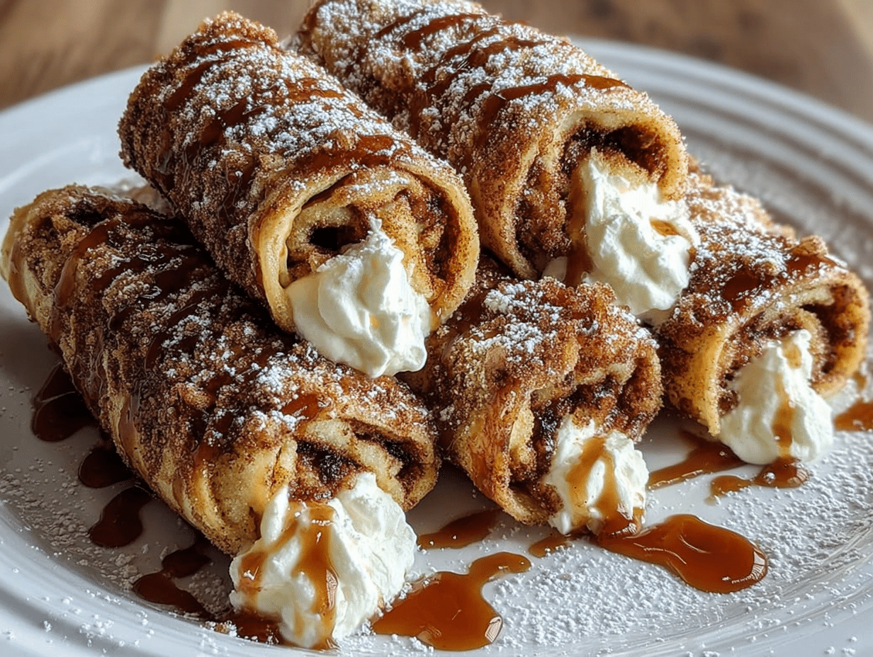 Cinnamon Roll Cheesecake Chimichanga