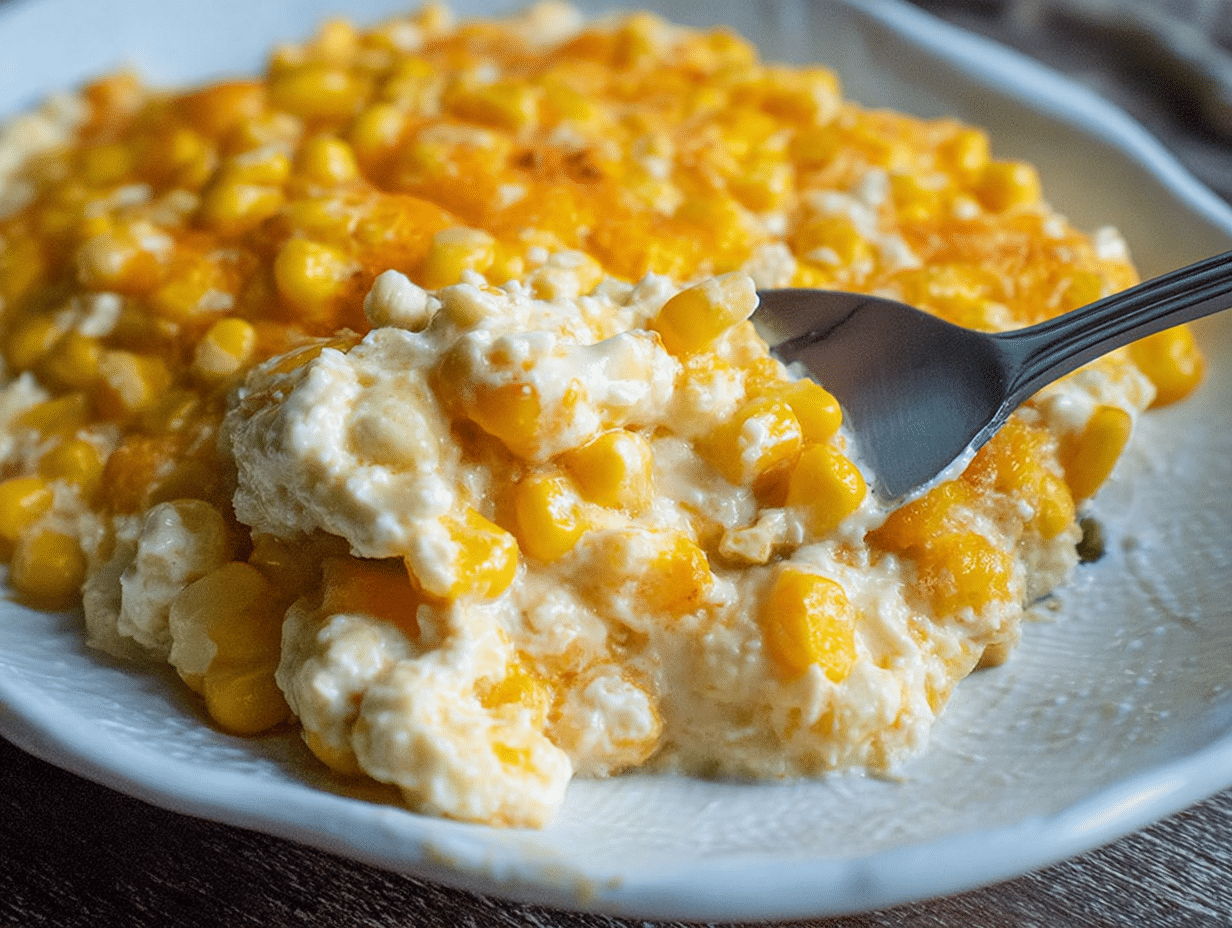 Cream Cheese Corn Casserole