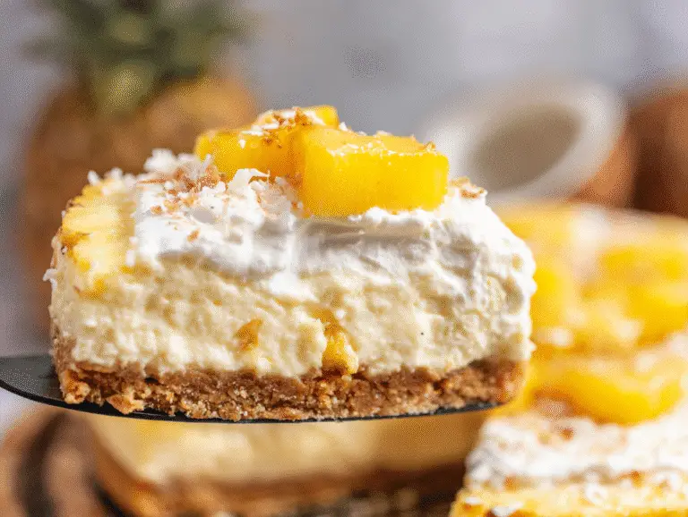 Creamy Pineapple Cheesecake