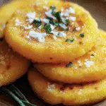 Crisp Parmesan Polenta Rounds