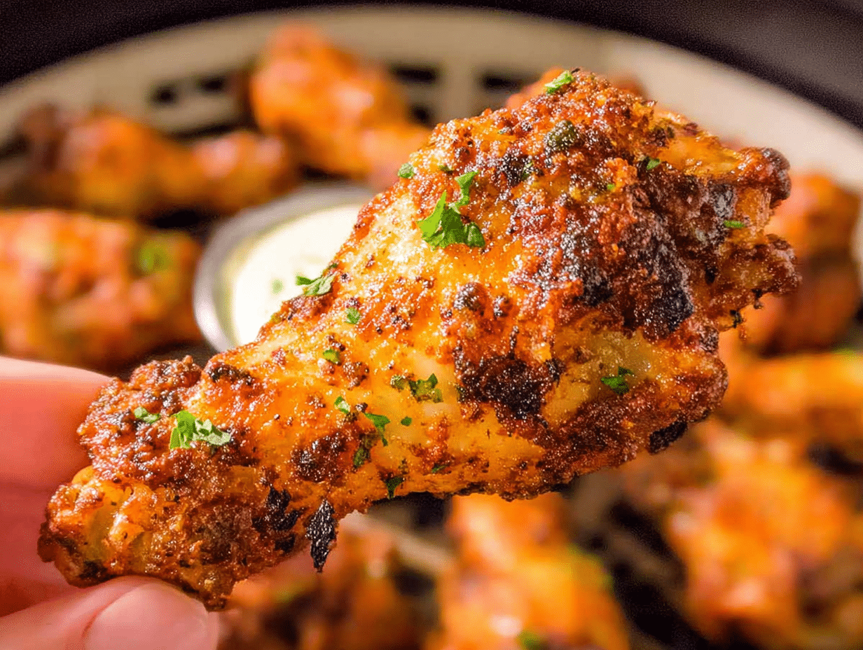 Crispy Air Fryer Ranch Wings
