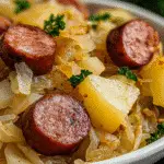 Crockpot Polish Sausage, Sauerkraut & Potatoes