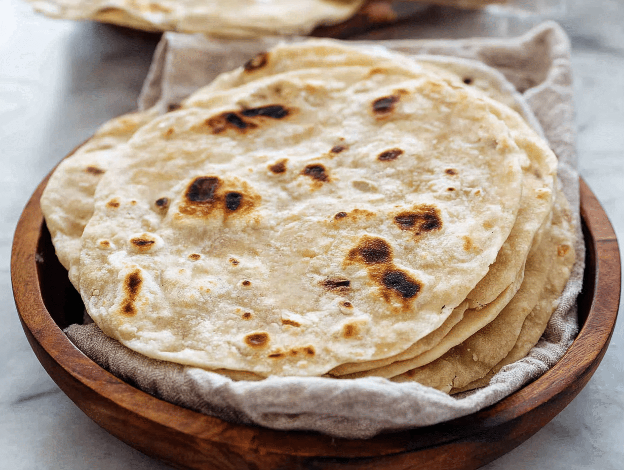 Daniel Fast Homemade Tortillas