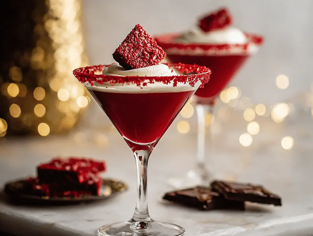 Decadent Red Velvet Martini