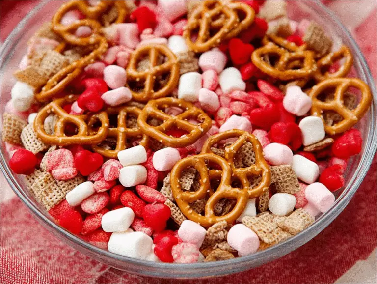 Delicious Valentine Snack Mix