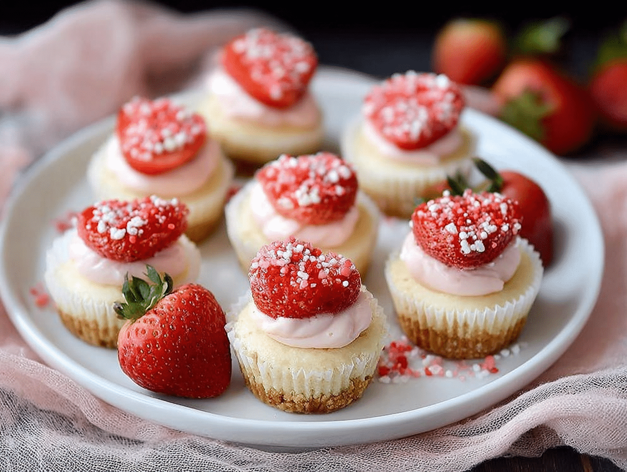 Delightful Strawberry Cheesecake Bites