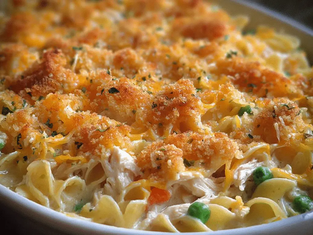 Easy Chicken Noodle Casserole