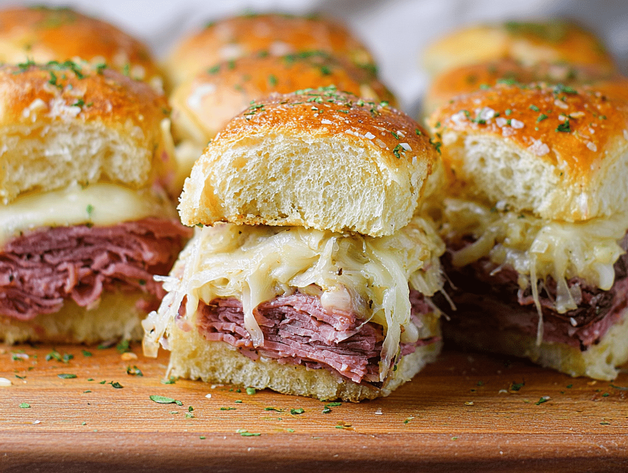 Easy Reuben Sliders