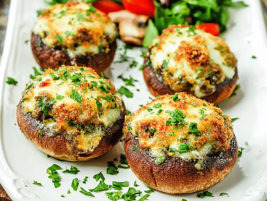 Easy Stuffed Mushrooms