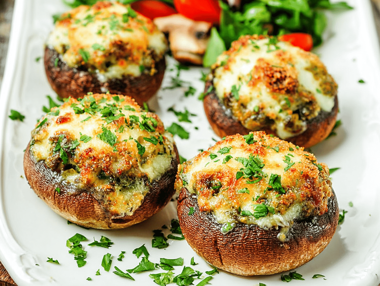Easy Stuffed Mushrooms