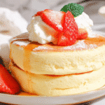 Fluffy Japanese Soufflé Pancakes