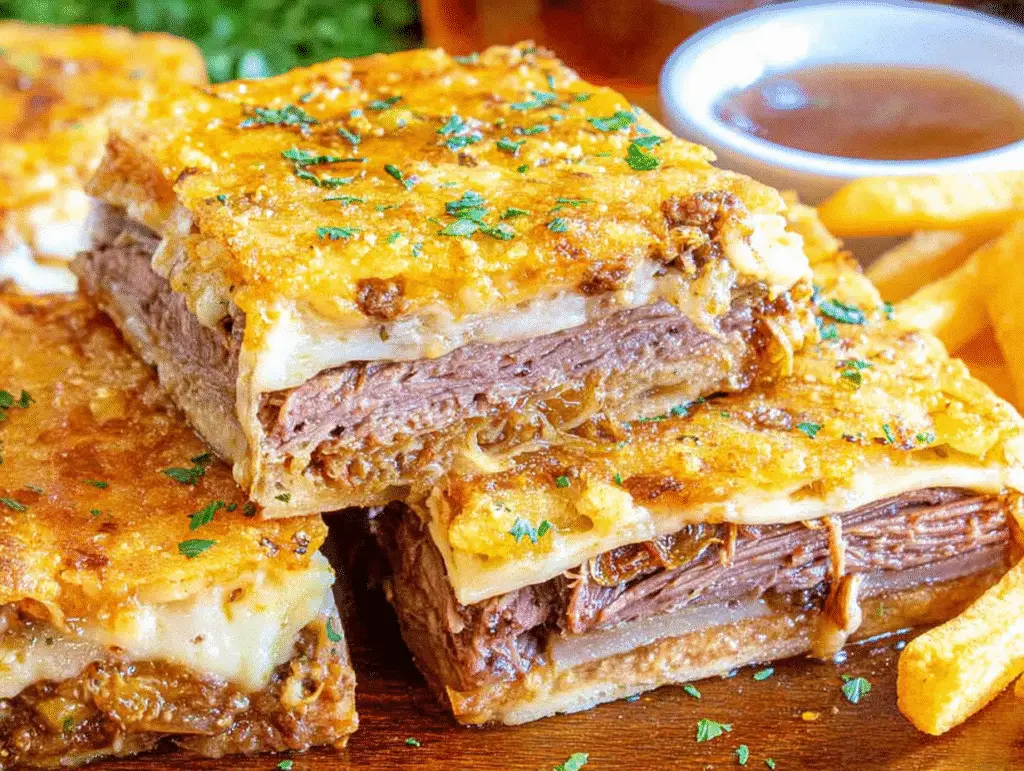 French Dip Squares