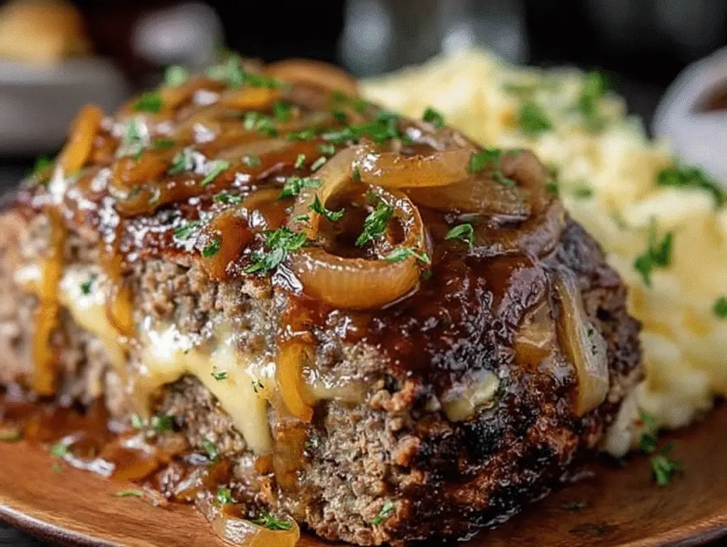 French Onion Meatloaf