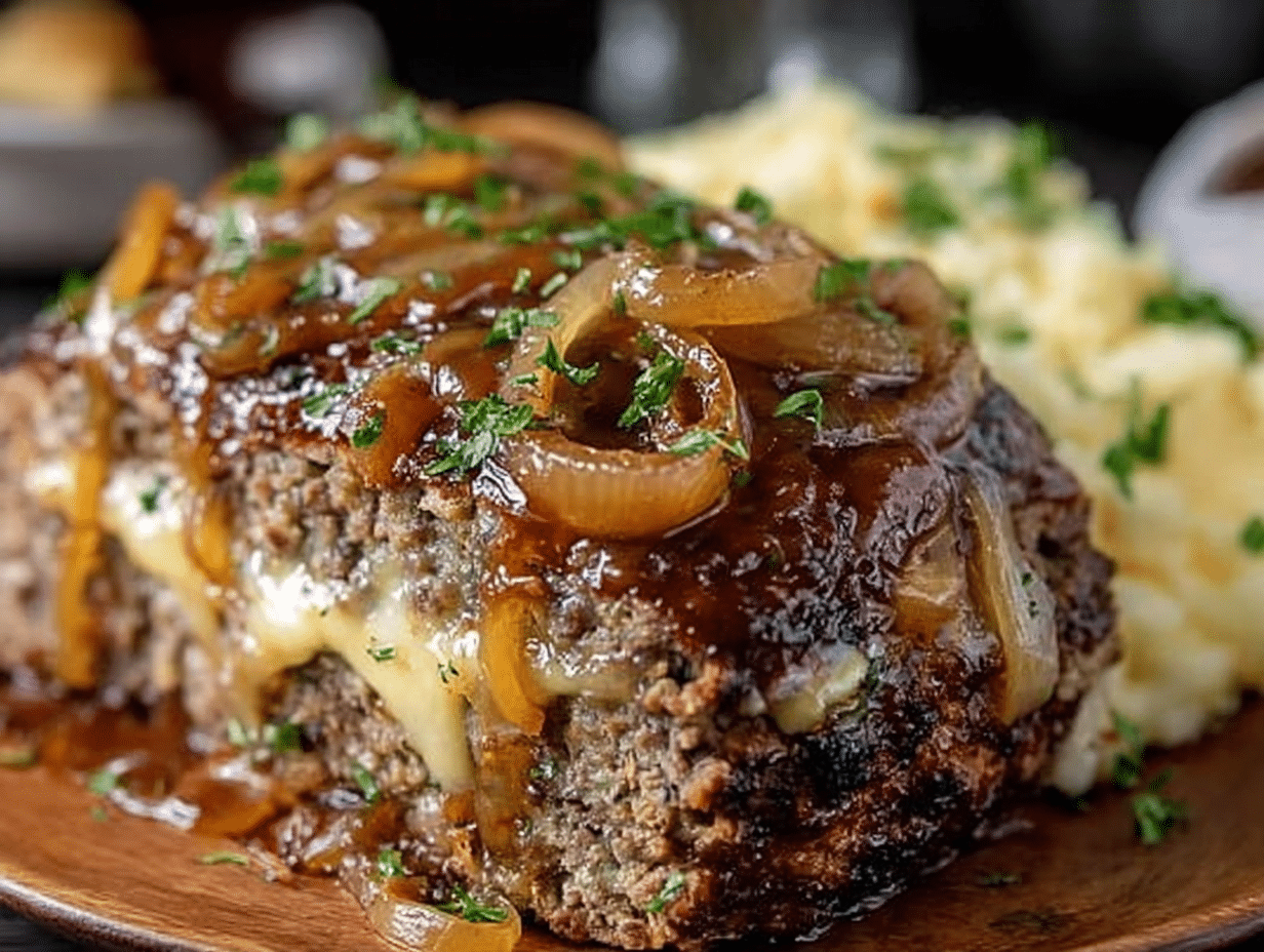 French Onion Meatloaf