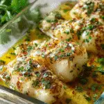 Gluten-Free Mediterranean Baked Cod with Lemon and Garlic