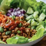 Ground Turkey Lettuce Wrap Bowls