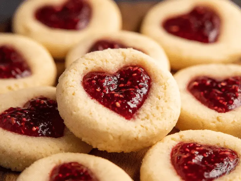Heart Jam Cookies