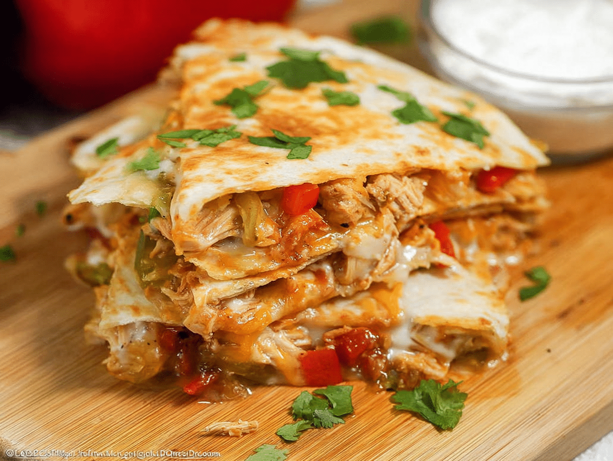 Homemade Chicken Quesadillas