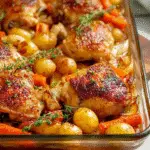 Homemade Sheet Pan Chicken Thighs