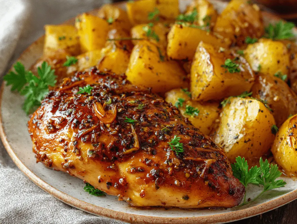 Homemade Sheet Pan Chicken and Potatoes