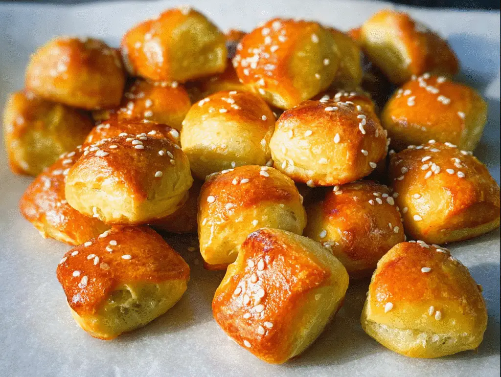 Homemade Soft Pretzel Bites