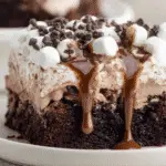 Hot Cocoa Poke Cake
