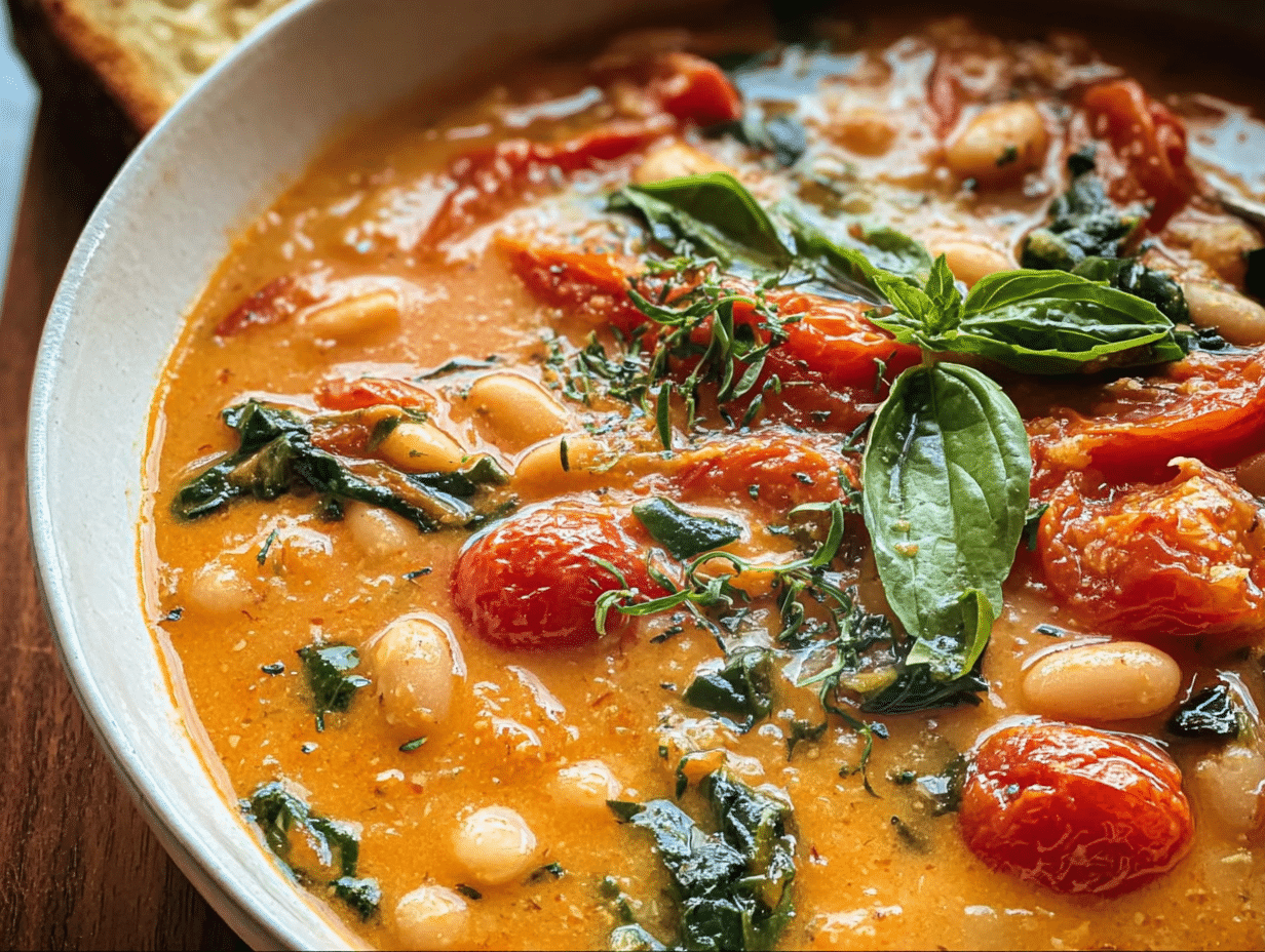Irresistible Tomato White Bean Stew