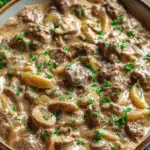 Keto Ground Beef Stroganoff