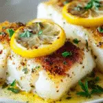 Lemon Butter Baked Cod