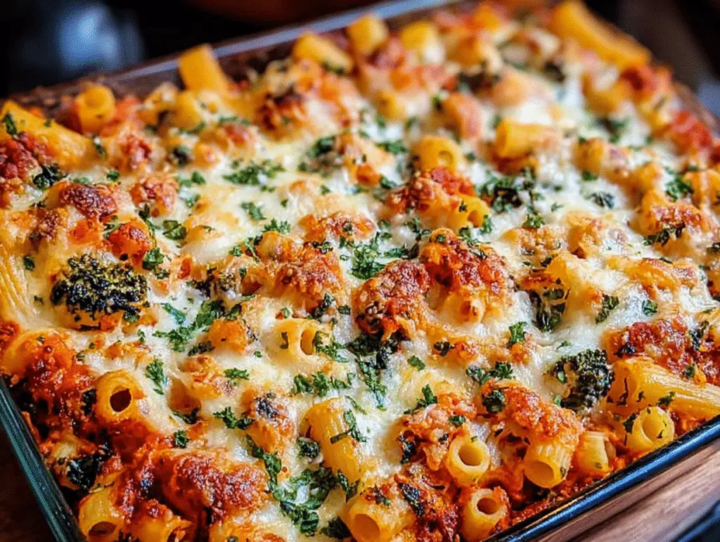 Loaded Veggie Baked Ziti