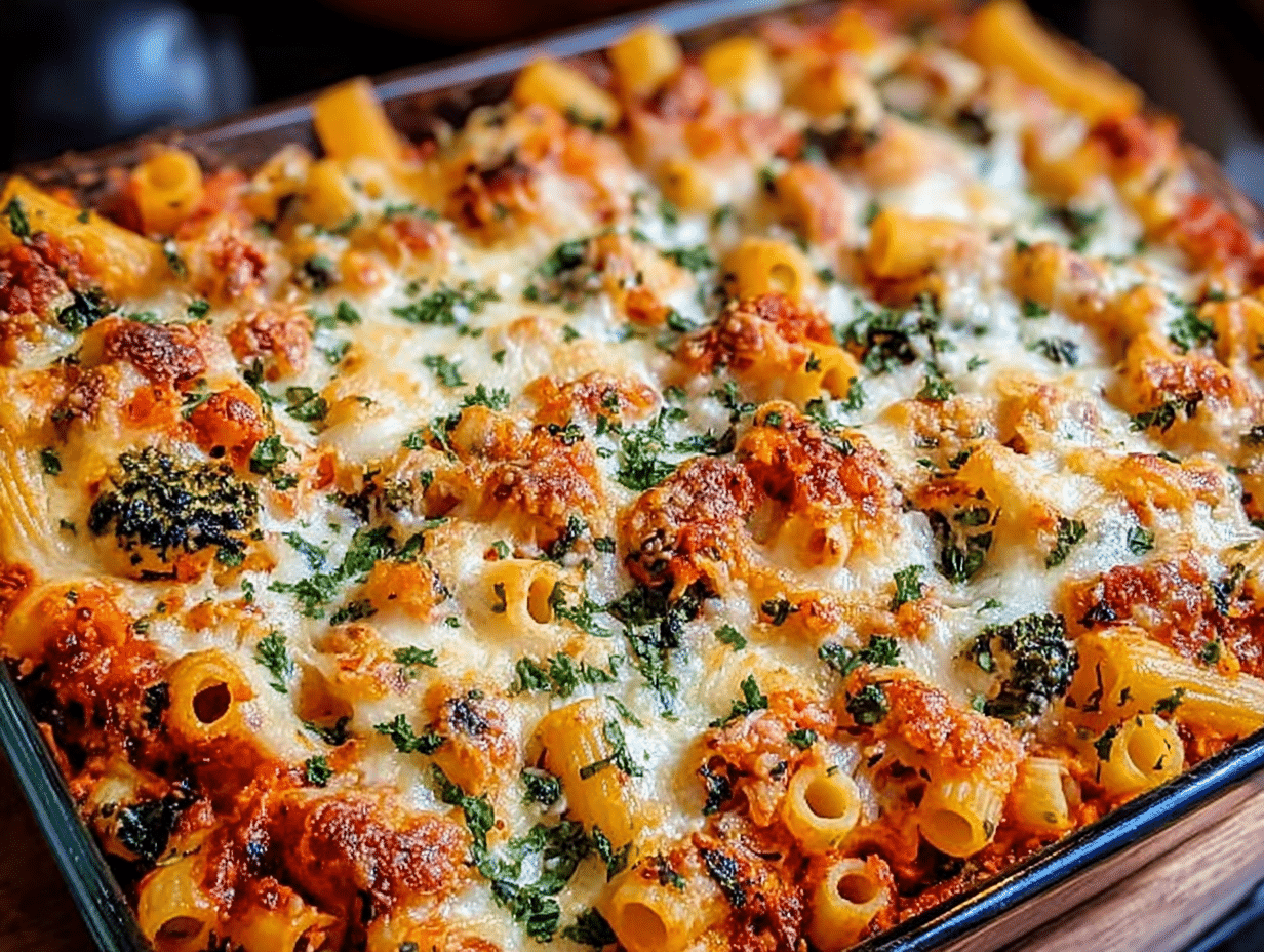 Loaded Veggie Baked Ziti