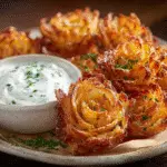 Mini Bloomin' Onions with Buttermilk Ranch Dip