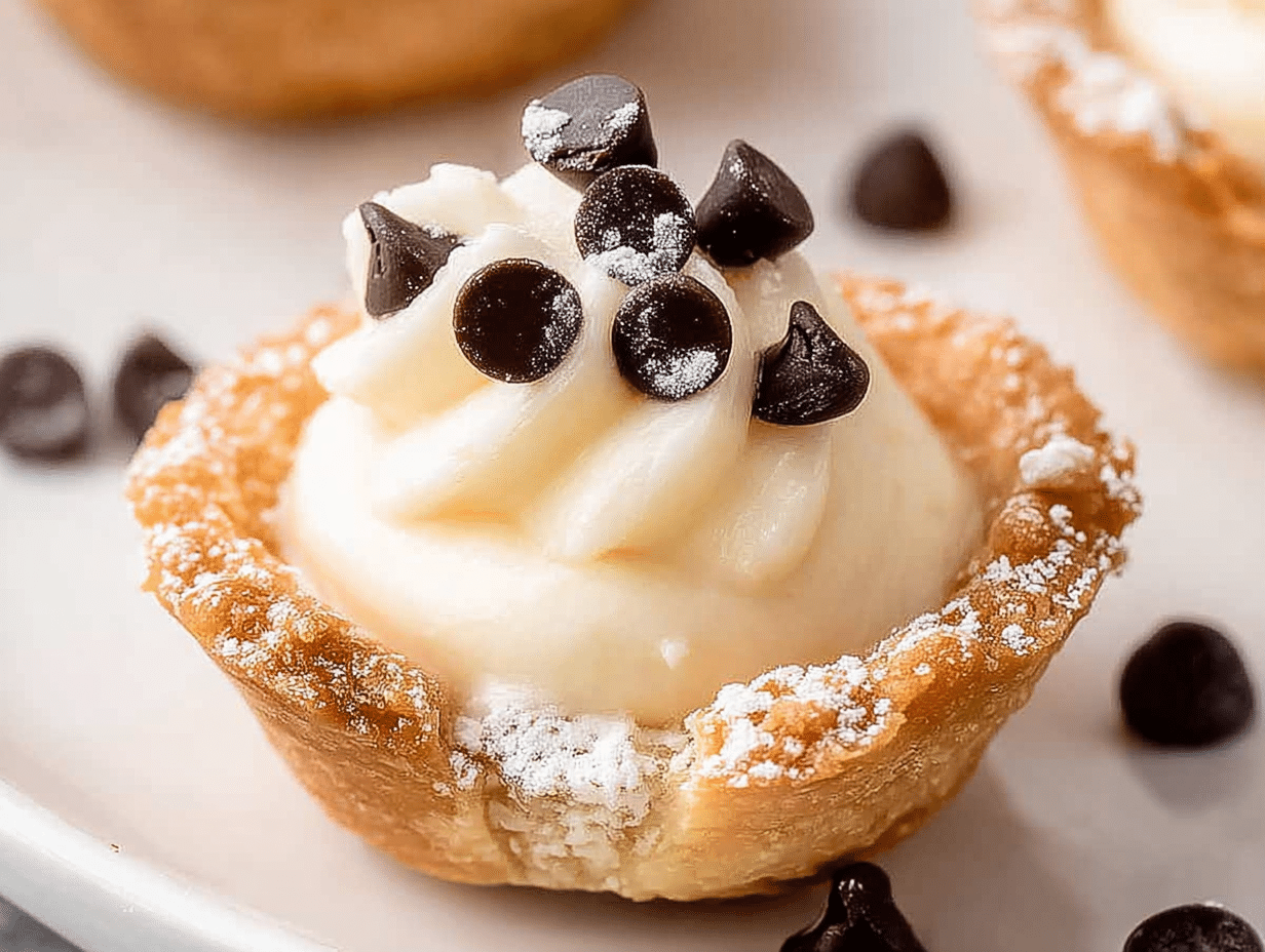 Mini Cannoli Cups