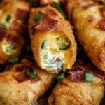 Mini Jalapeno Popper Egg Rolls
