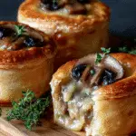 Mini Mushroom and Gruyère Pot Pies with Thyme