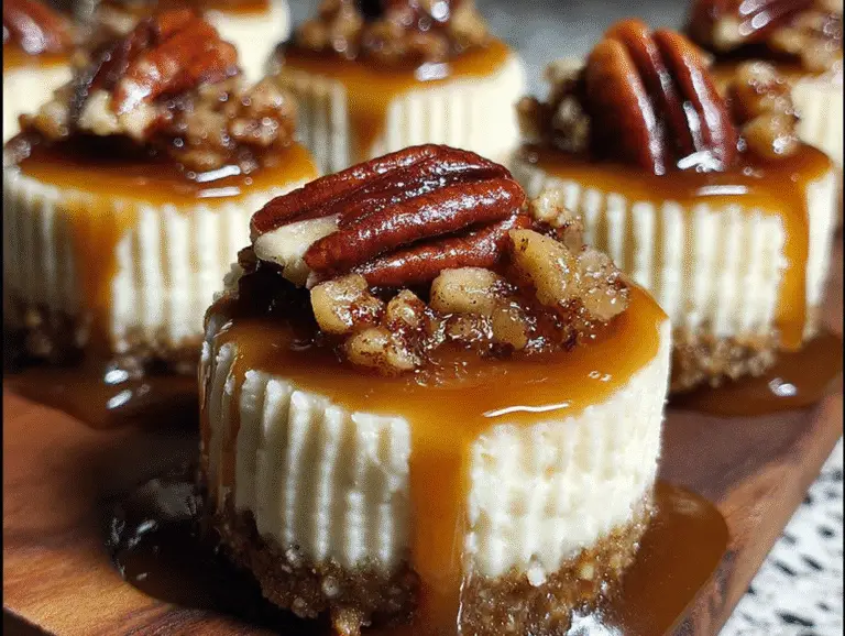 Mini Pecan Pie Cheesecakes