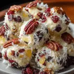 Mini Pineapple Cranberry Pecan Cheese Balls