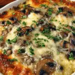 Mushroom Polenta Casserole